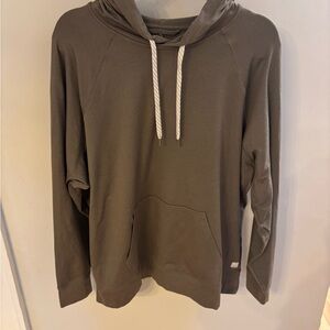 Vuori Women’s Oversized Halo Olive Grey Hoodie